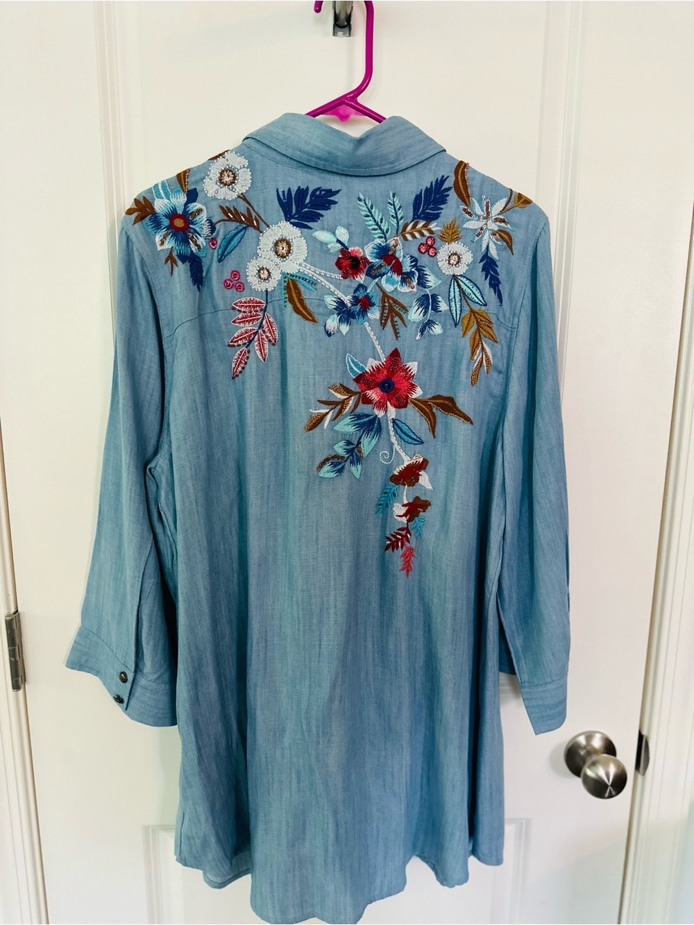 Soft Surroundings Aveline Tencel™ Tunic - XL (18) NWT MSRP $120 - Picture 3 of 7